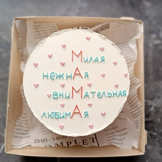 Бенто торт для мамы ,на день матери