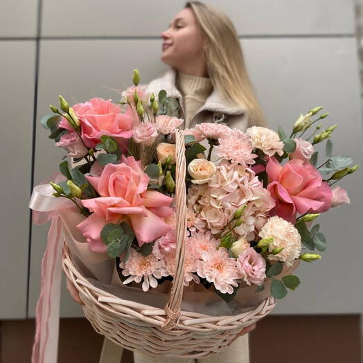Розовая корзина🌸