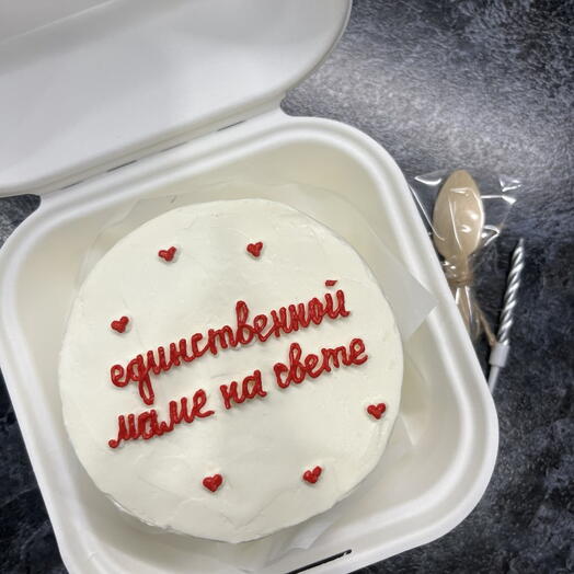 Бенто-торт "единственной маме на свете"