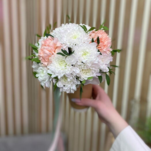 Хризантемы в стакане🧡