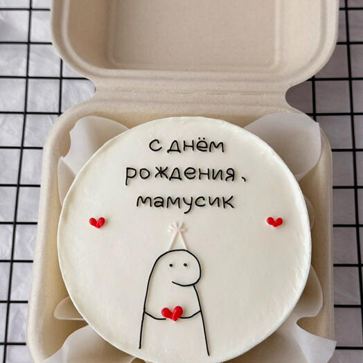 Бенто торт с др мамусик