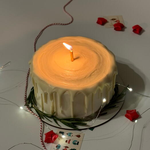 Торт «Свечка» на новогодний стол, Новый год 2026