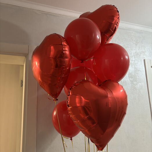 Сердечки с латексом