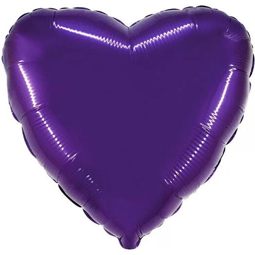 Foil balloon purple heart