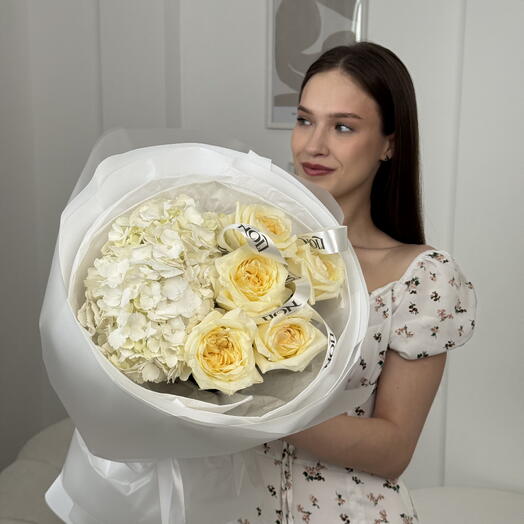 Букет "Молочный рассвет"