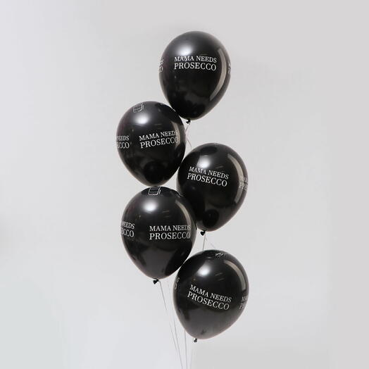 Набор латексных шаров "Mama needs prosecco", 5 шт