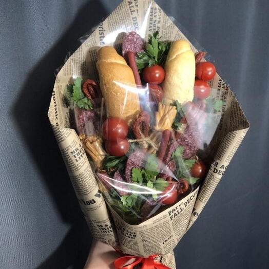 Букет с колбасками