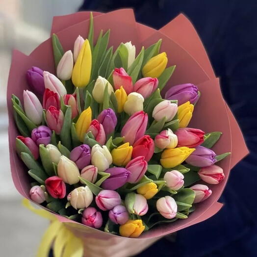51 тюльпан 🌷 Букет тюльпанов