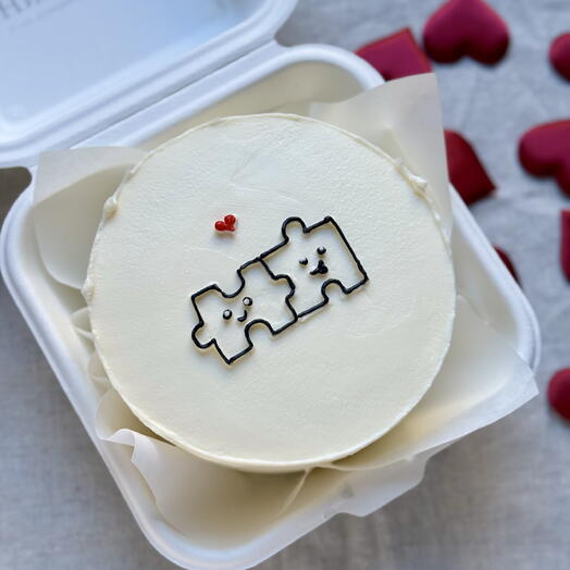 Бенто-торт S 400 гр «Половинки»