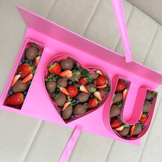 Набор «I LOVE YOU розовый