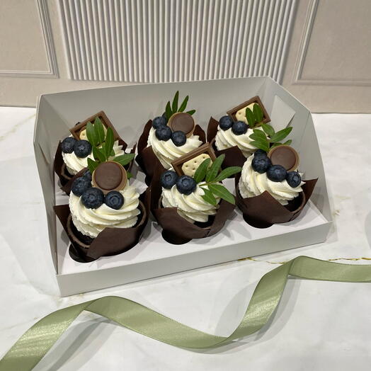 Cupcakes 6 pieces