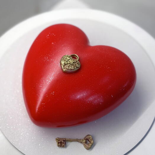 Муссовый торт сердечко 550гр