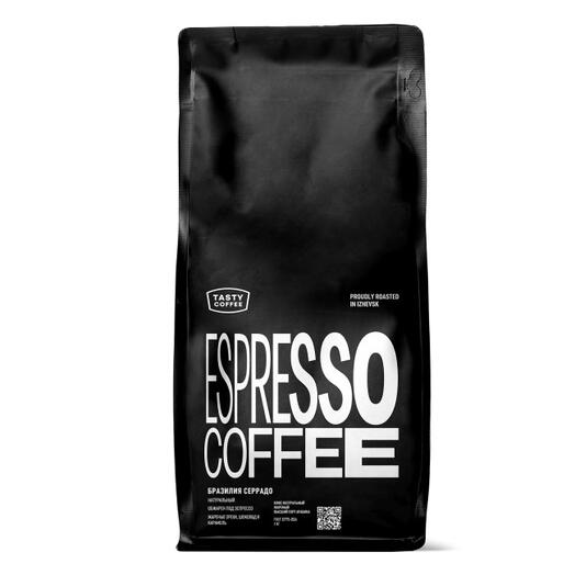 Кофе зерновой Tasty Coffee Бразилия Серадо