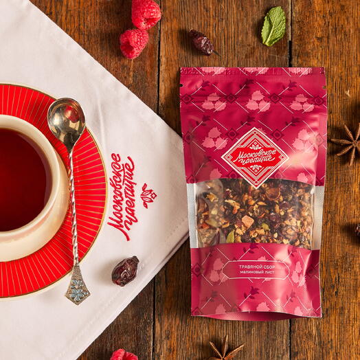 Травяной сбор, малиновый лист