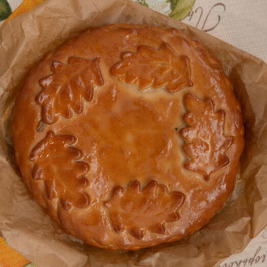 Пирог с курицей и картофелем