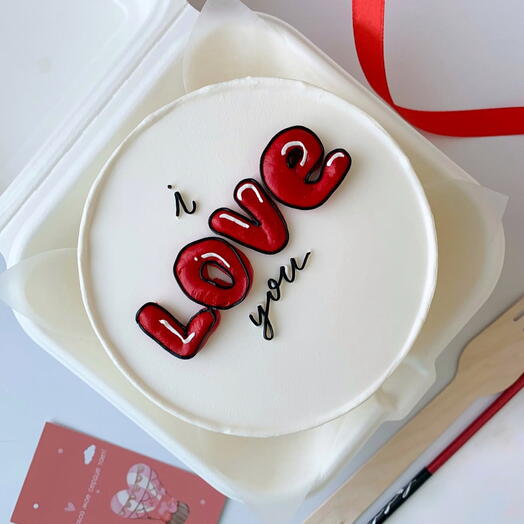 Бенто торт. «I love you»