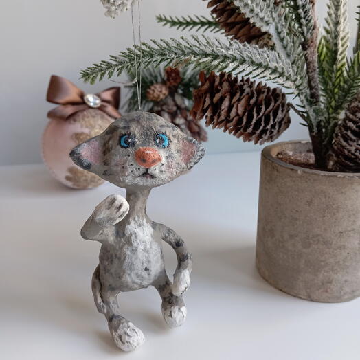 Ватная игрушка" Котик"