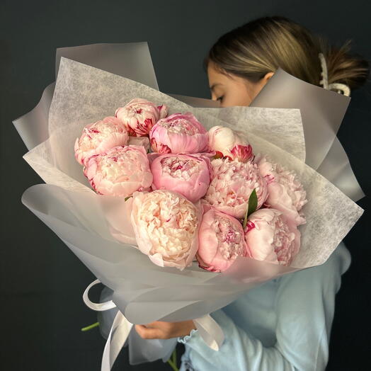 Эксклюзивные пионы Сара Бернара в матовой упаковке 🌸💝