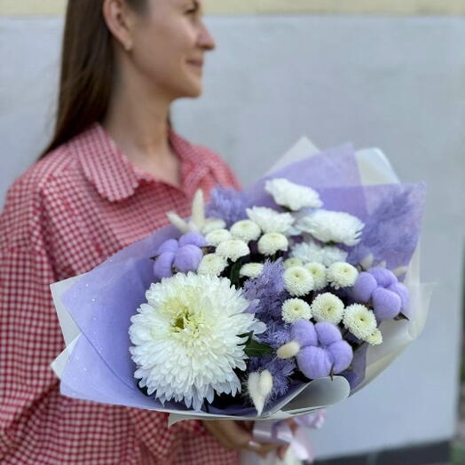 Лавандовое безе