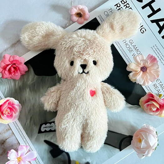 «Плюшевое признание 🌸» — мягкая игрушка Кролик, подарок девушке, подарок парню, подарок маме, девочке, любомой