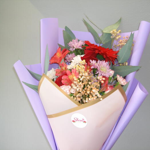 Vibrant Gerbera Mix Bouquet