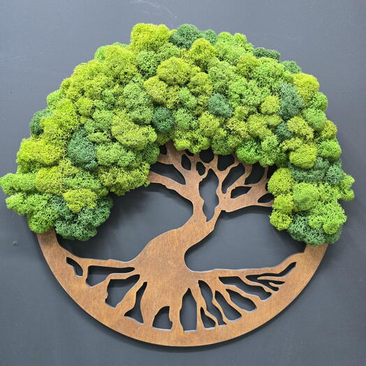 40 см Дерево жизни цветное панно