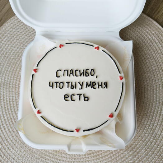 Бенто торт 500 гр "Спасибо.. "