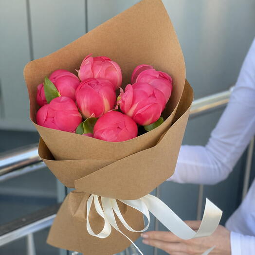 😍 Коралловые пионы в крафте