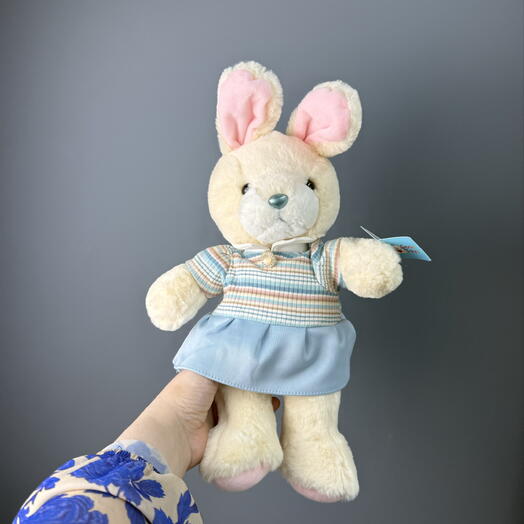 Мягкая игрушка зайка в платье 🐇