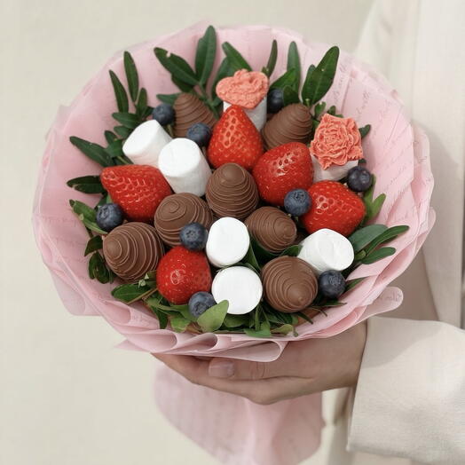 Ramo de fresas cubiertas de chocolate N9 / 1