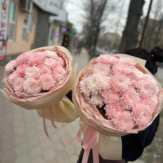 2 букета хризантем 😍