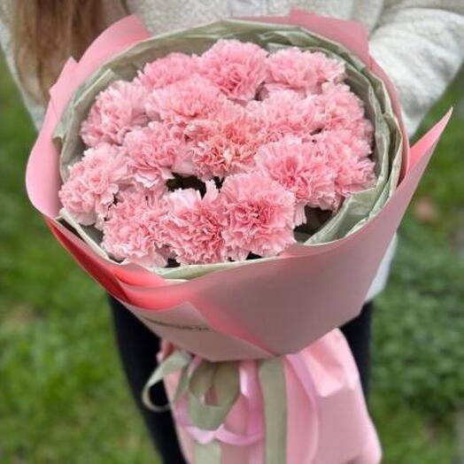 Букет диантусов 23