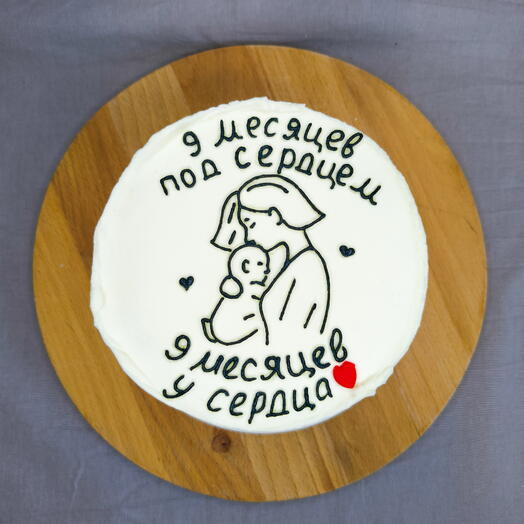 Бенто торт "Мама с младенцем"