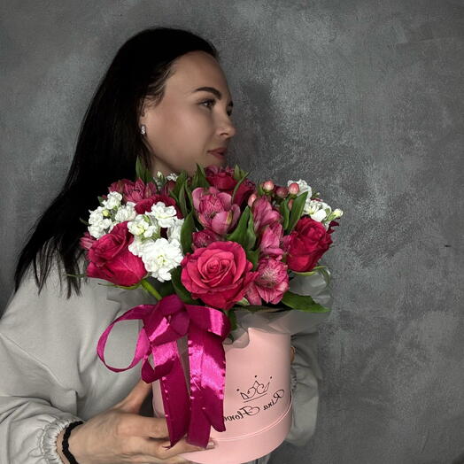 Коробочка с розой Пинк Флойд