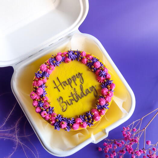 Бенто-торт "Happy birthday", в подарок подруге, жене, колллеге