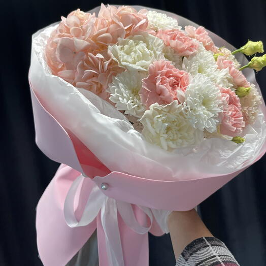 Букет «розовый пух»🌸