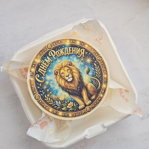 Бенто торт на день рождения Льву Лев знак зодика