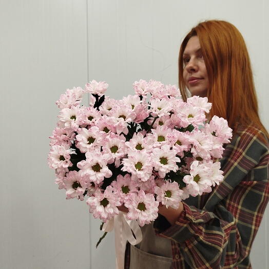 Розовая хризантемка  🌸🌸🌸