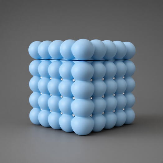☁️ Гипсовая Шкатулка Bubble Cube: идеальный куб ☁️