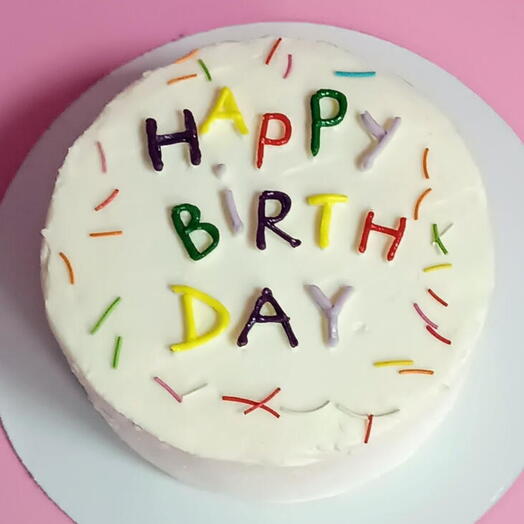 Бенто торт "Happy birthday" в подарок к дню рождения