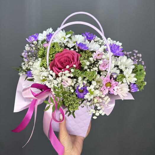 Нежная сумочка с цветами🌸😻