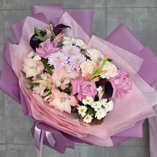 Нежный и объемный букет 💐