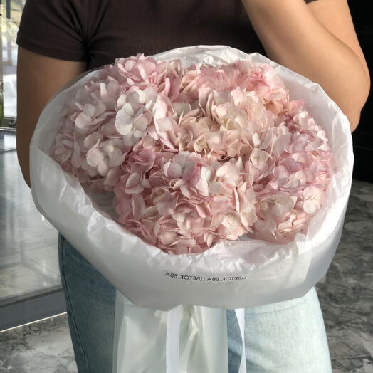 Букет гортензии розовые 🎀