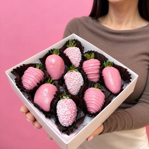 🍓 9 клубник в шоколаде