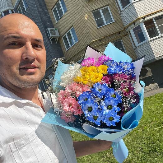 Хризантемы Солнышко