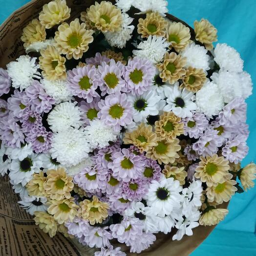 Мега букет с ромашками