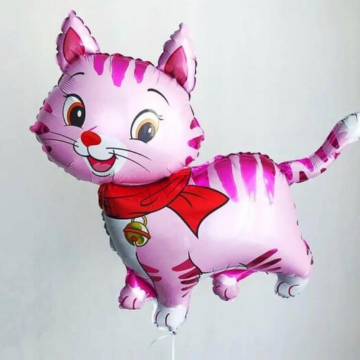 Кошечка розовая