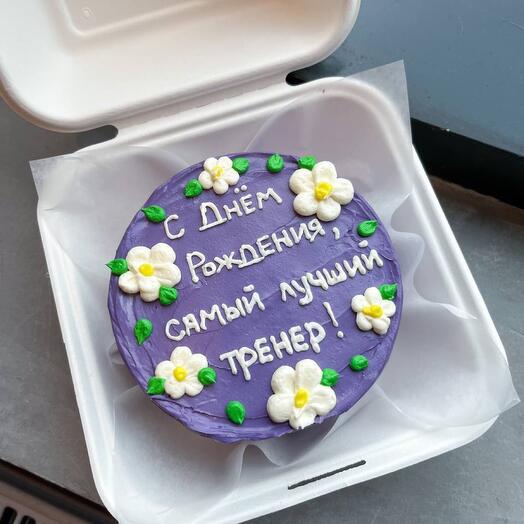 Pastel de Bento para el entrenador