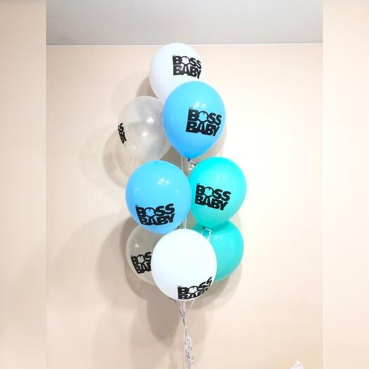 Helium balloons boss sucker boss baby 8 pcs