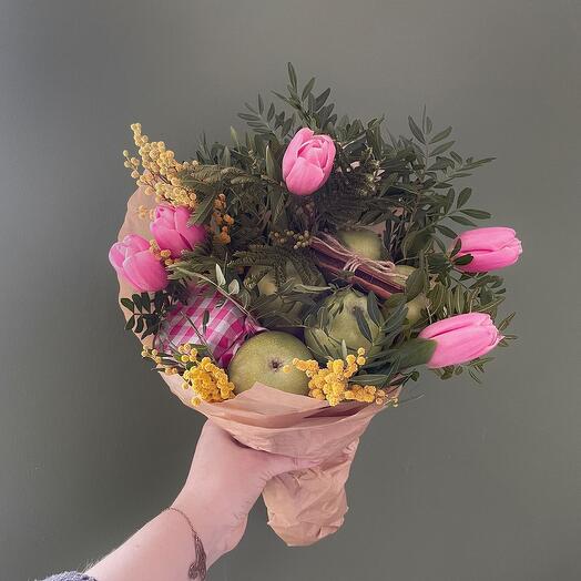 8 марта: Яблочный беллини 20 см